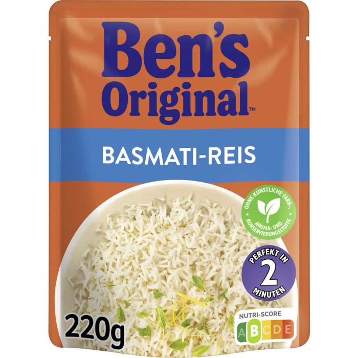 BEN´S ORIGINAL™ Express-Reis Basmati Reis 220g