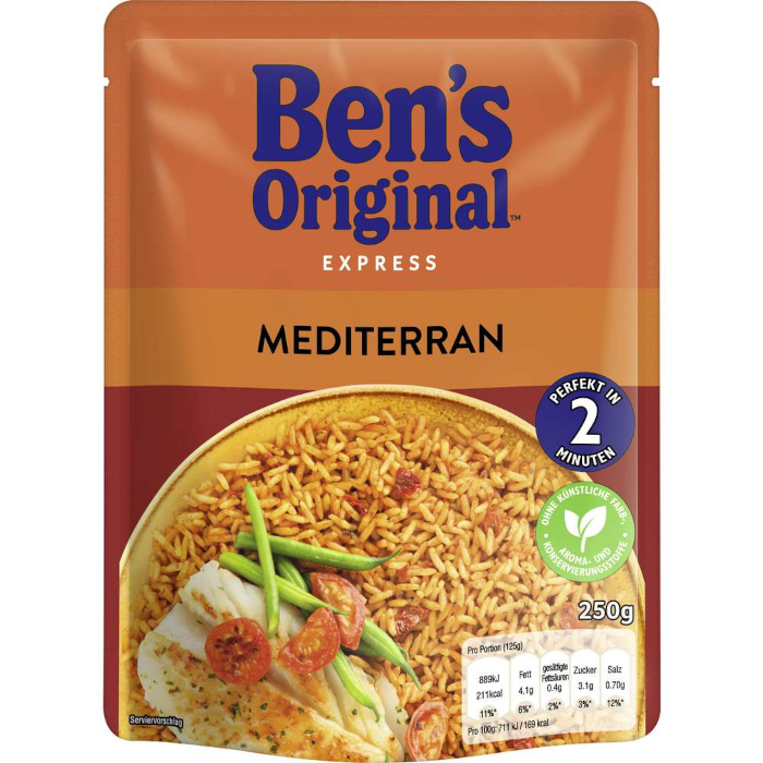 BEN´S ORIGINAL™ Express-Reis Mediterran 220g