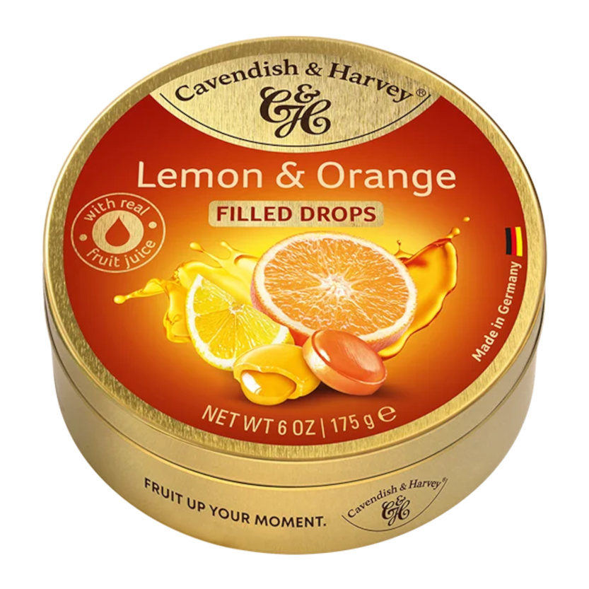 Cavendish & Harvey Lemon & Orange Filled Drops 175g / 6.17oz
