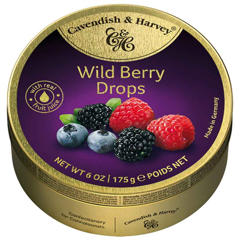 Cavendish & Harvey Wild Berry Drops 175g / 6.17oz