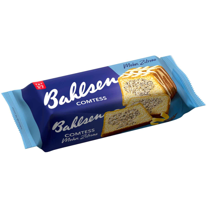 Bahlsen Comtess poppy seed lemon sponge cake 350g