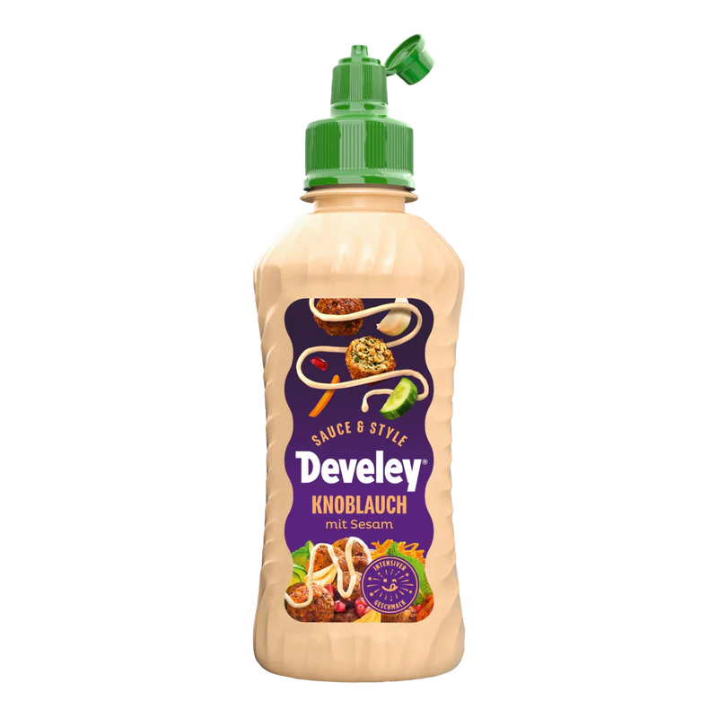 Develey Sauce & Style Knoblauch mit Sesam 225ml / 7.61fl.oz.