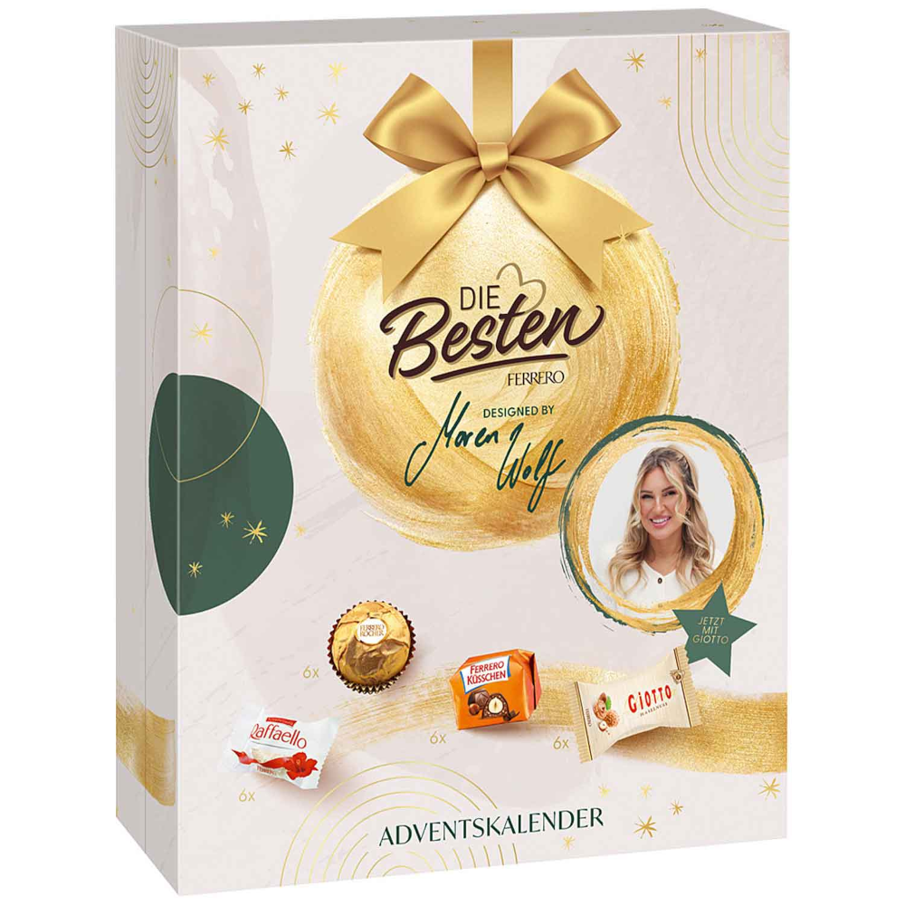 Ferrero Les meilleurs calendriers de l’Avent conçu par l’influenceuse Maren Wolf 214g / 7.58oz