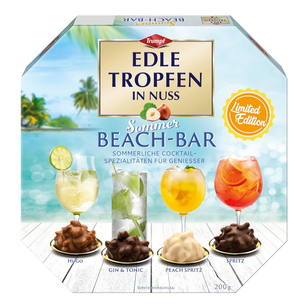 Trumpf Gotas Nobles en Nueces "Bar de Playa de Verano" 200g / 7oz