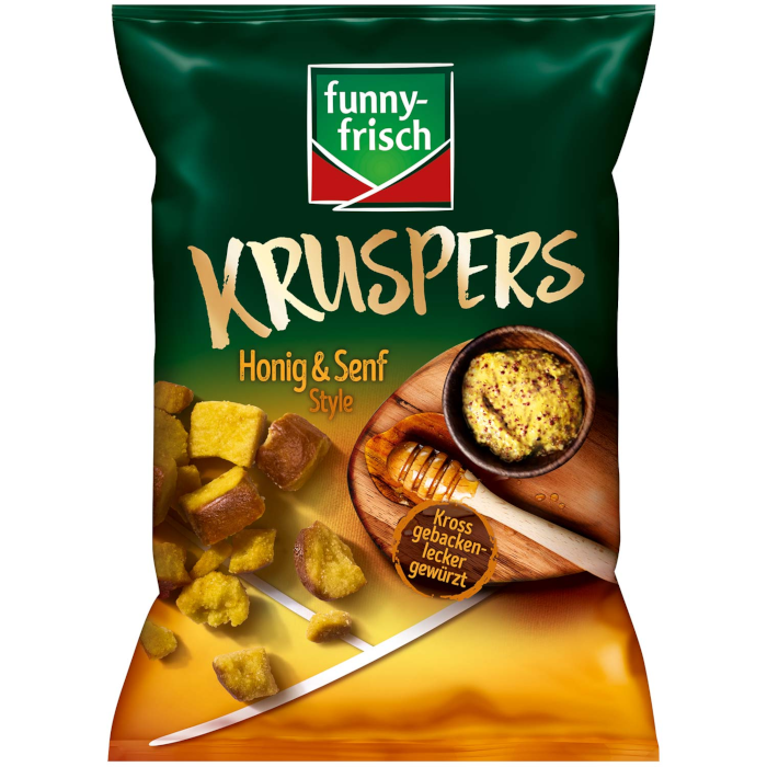 funny-frisch Kruspers Honey & Mustard Style 120g