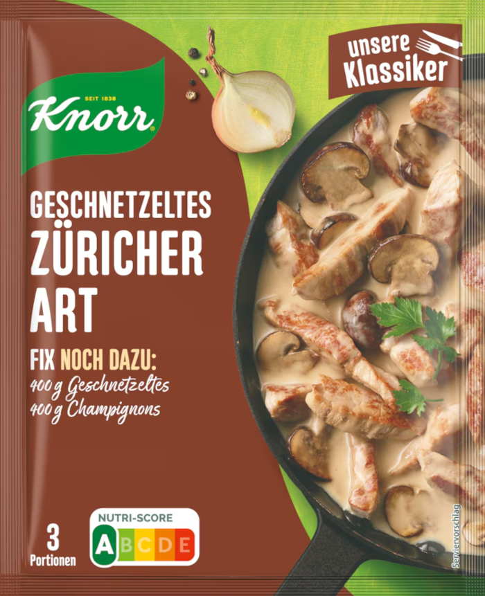 Knorr Fix voor Geschnetzeltes Züricher Art 54g / 1.9oz