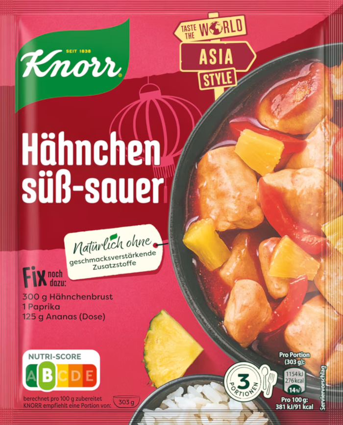 Knorr Fix voor Kip Zoet-Zuur 61g / 2.15oz