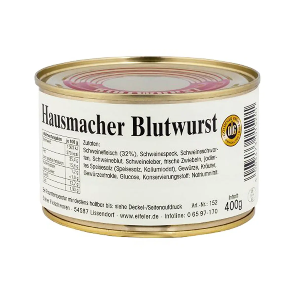 Gutes aus der Eifel Hausmacher Blutwurst 400g / 14.11oz