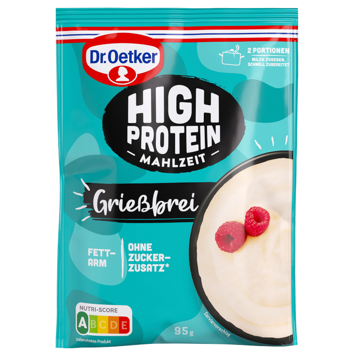 Dr. Oetker repas hyperprotéiné semoule au lait 95g / 3.35oz