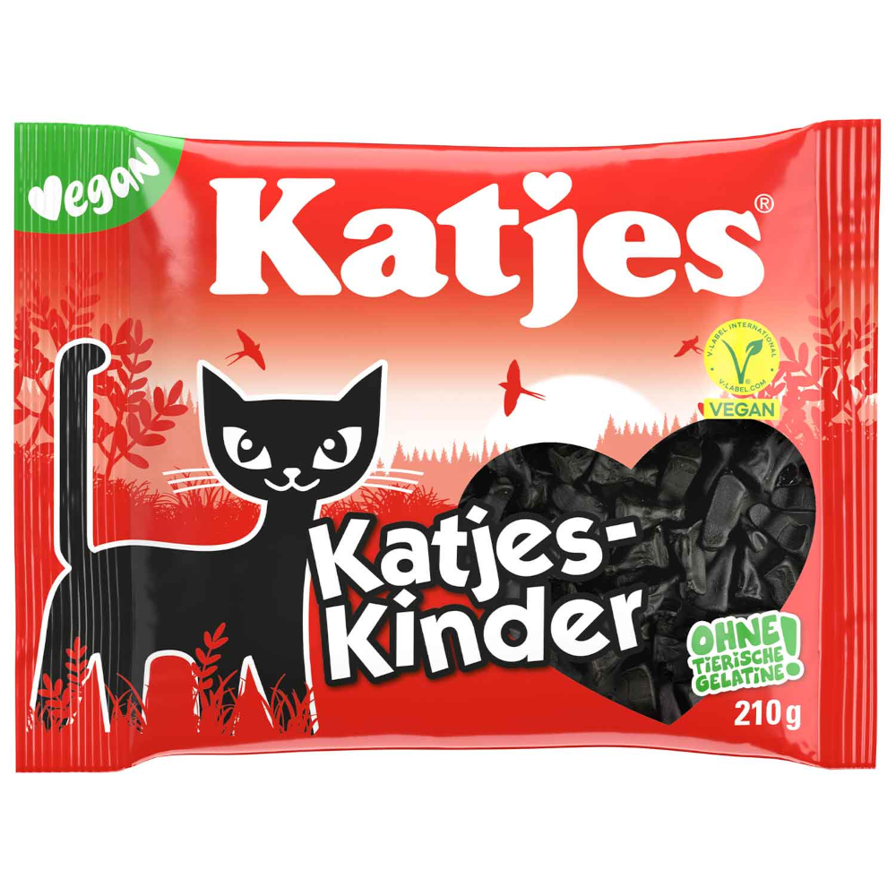 Katjes Kids Vegan Licorice Cats 175g