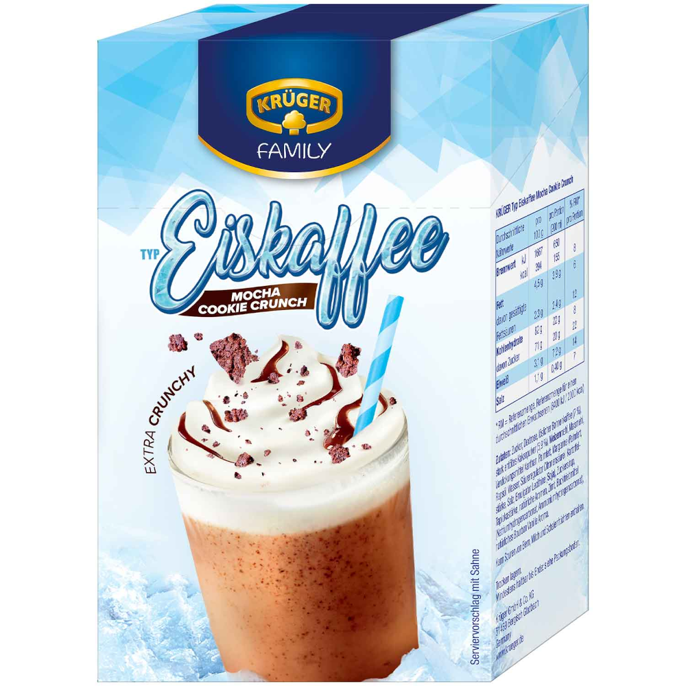 KRÜGER FAMILY Typ Eiskaffee Mocha Cookie Crunch 10er