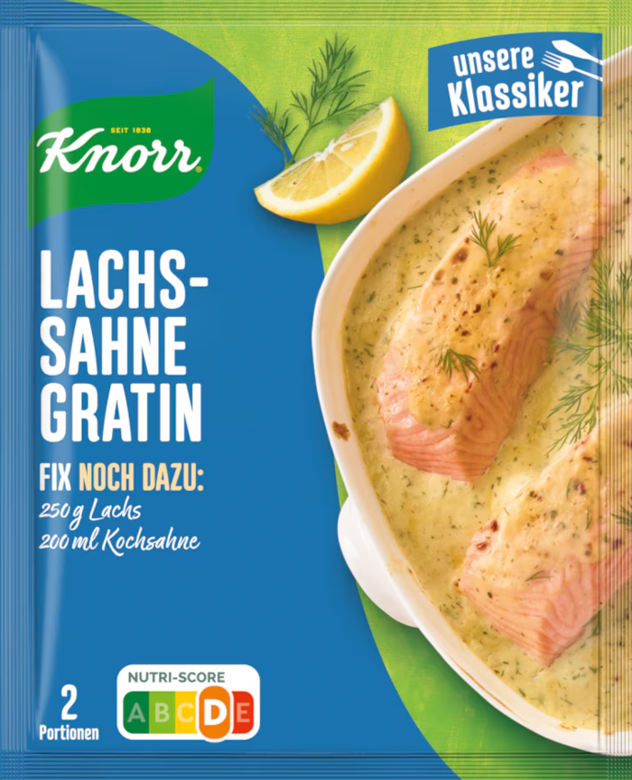 Knorr Fix Seasoning Mix for Salmon Cream Gratin 28g / 0.98 oz. NET. WT.