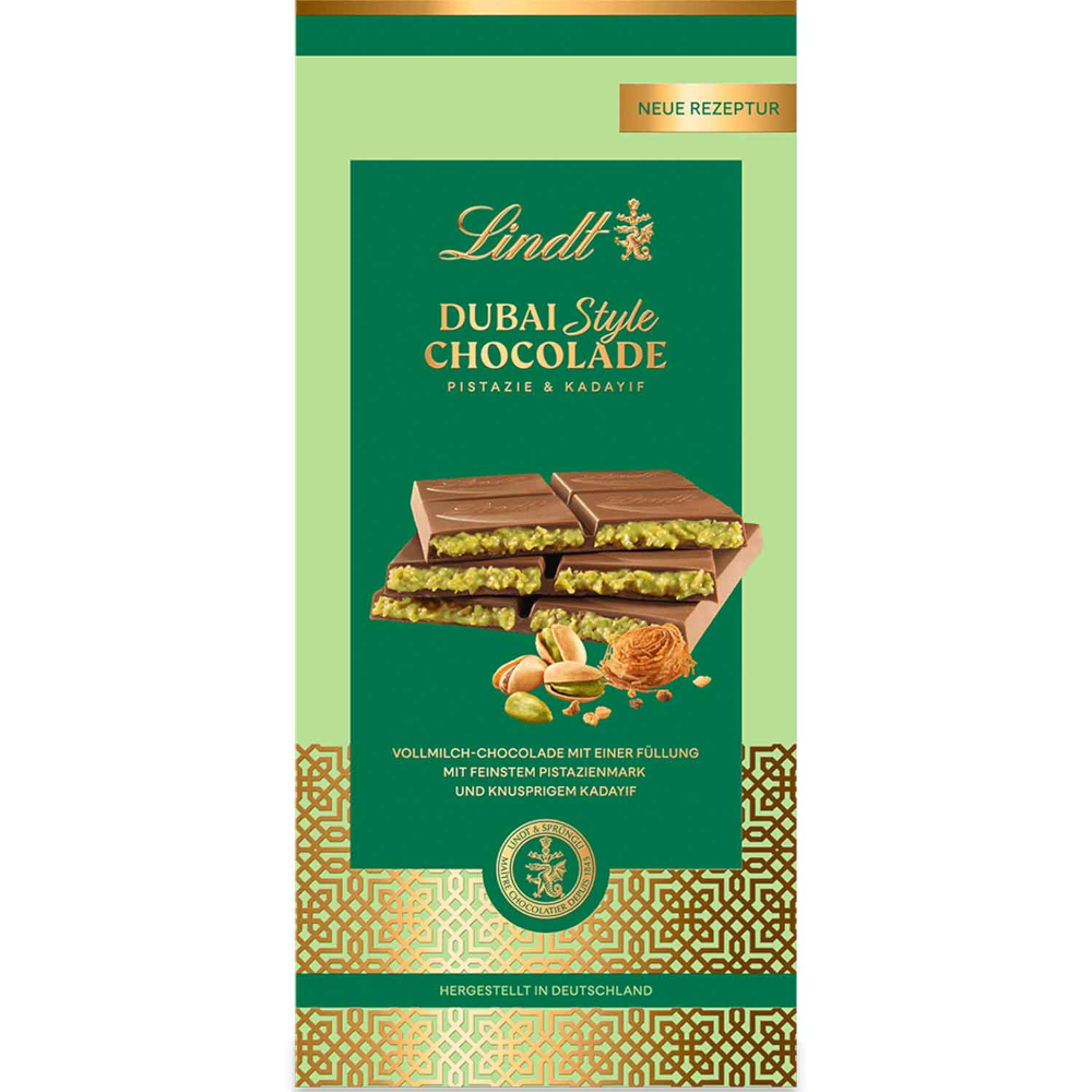 Lindt Dubai Style Schokoladen Tafel 150g / 5.29oz