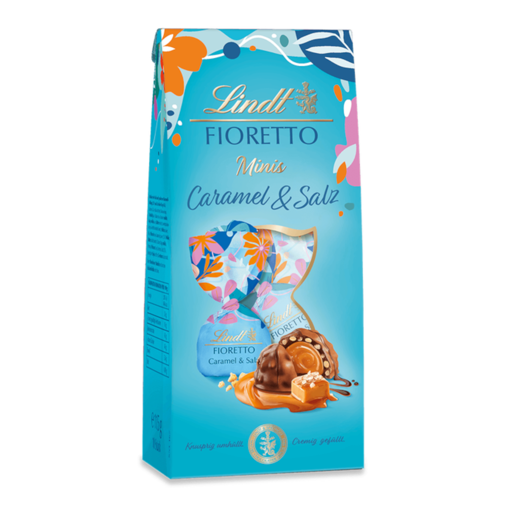 Lindt Fioretto Caramel & Salz Mini Pralinen 115g / 4.05oz