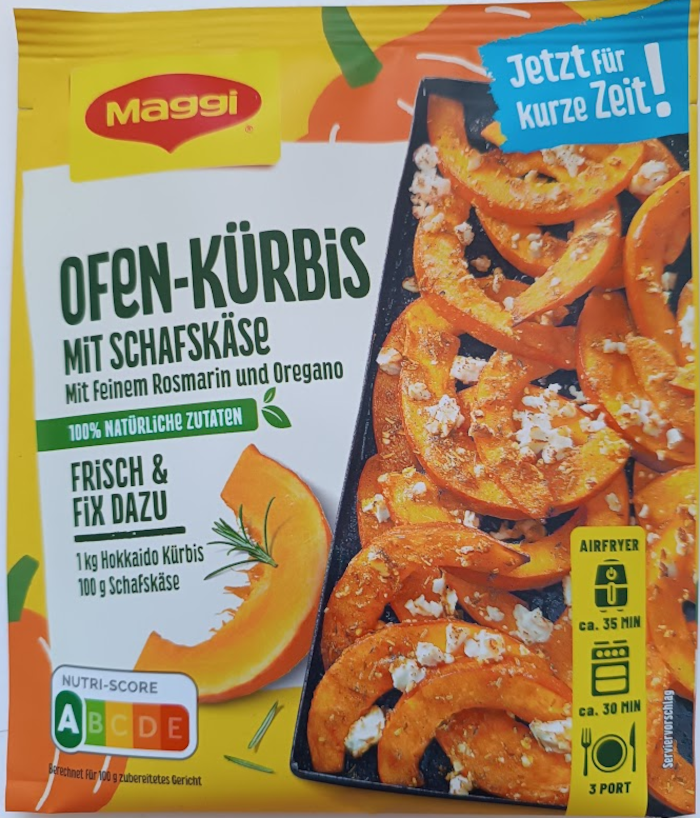Maggi Fix per zucca al forno con formaggio di pecora 31g / 1.09oz
