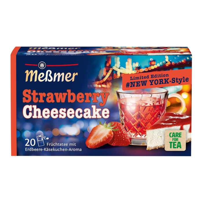Meßmer World Tea NEW YORK Style Strawberry Cheesecake 20 Tea Bags