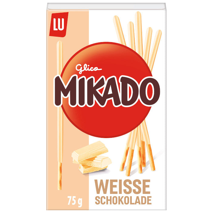 Mikado White Chocolate Cookie Sticks 75g / 2.64oz