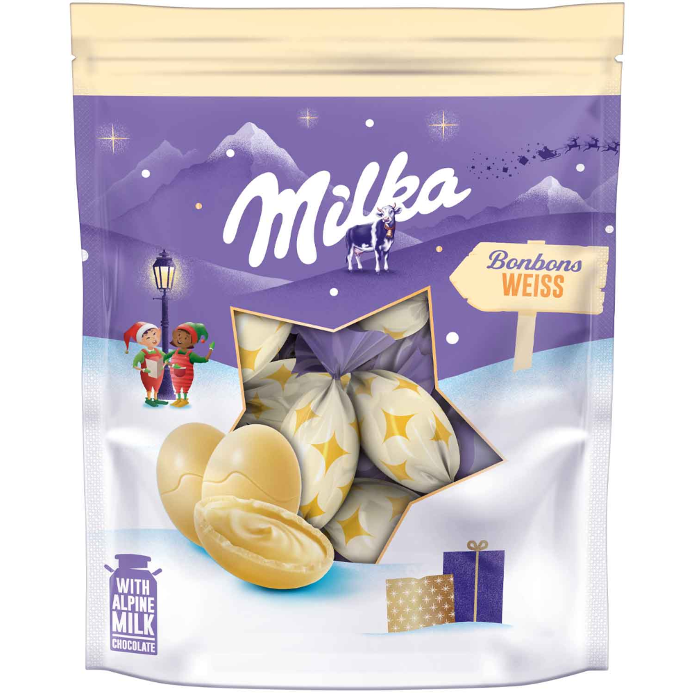 Milka White Chocolate Bonbons 86g / 3oz
