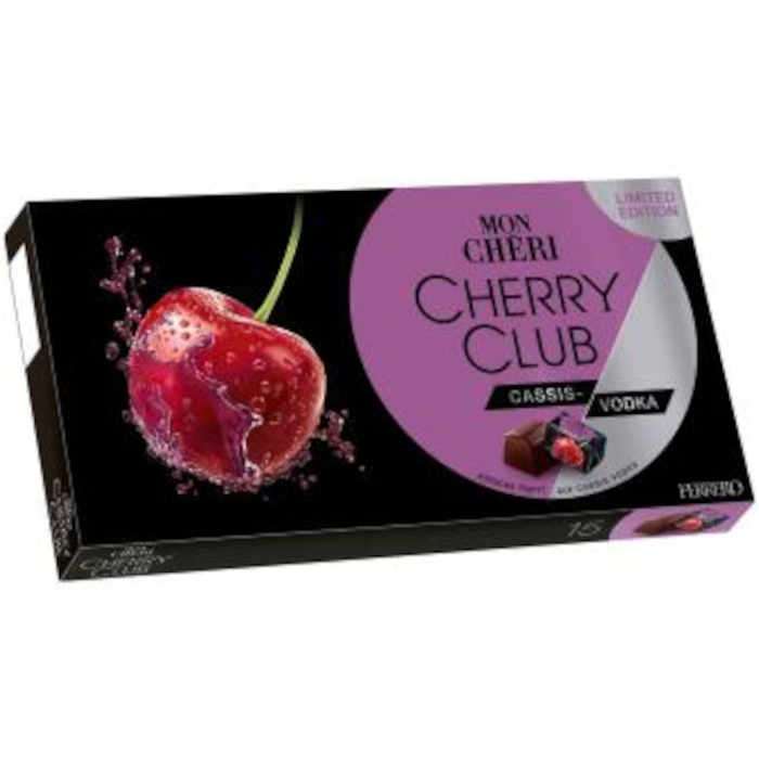 Ferrero Mon Chéri Cherry Club Cassis Vodka 15 pieces 157g
