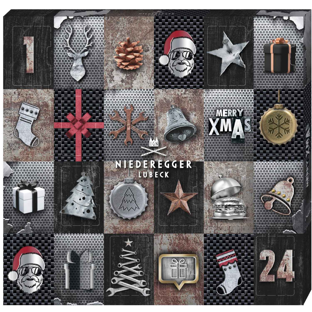 Niederegger Männersache Mini Adventskalender 168g
