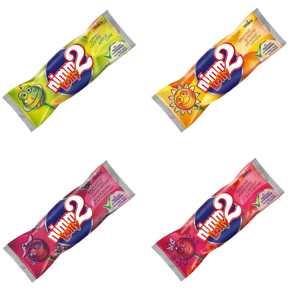 Storck nimm2 Frucht Lolly 20 Stück 200g / 7.05oz