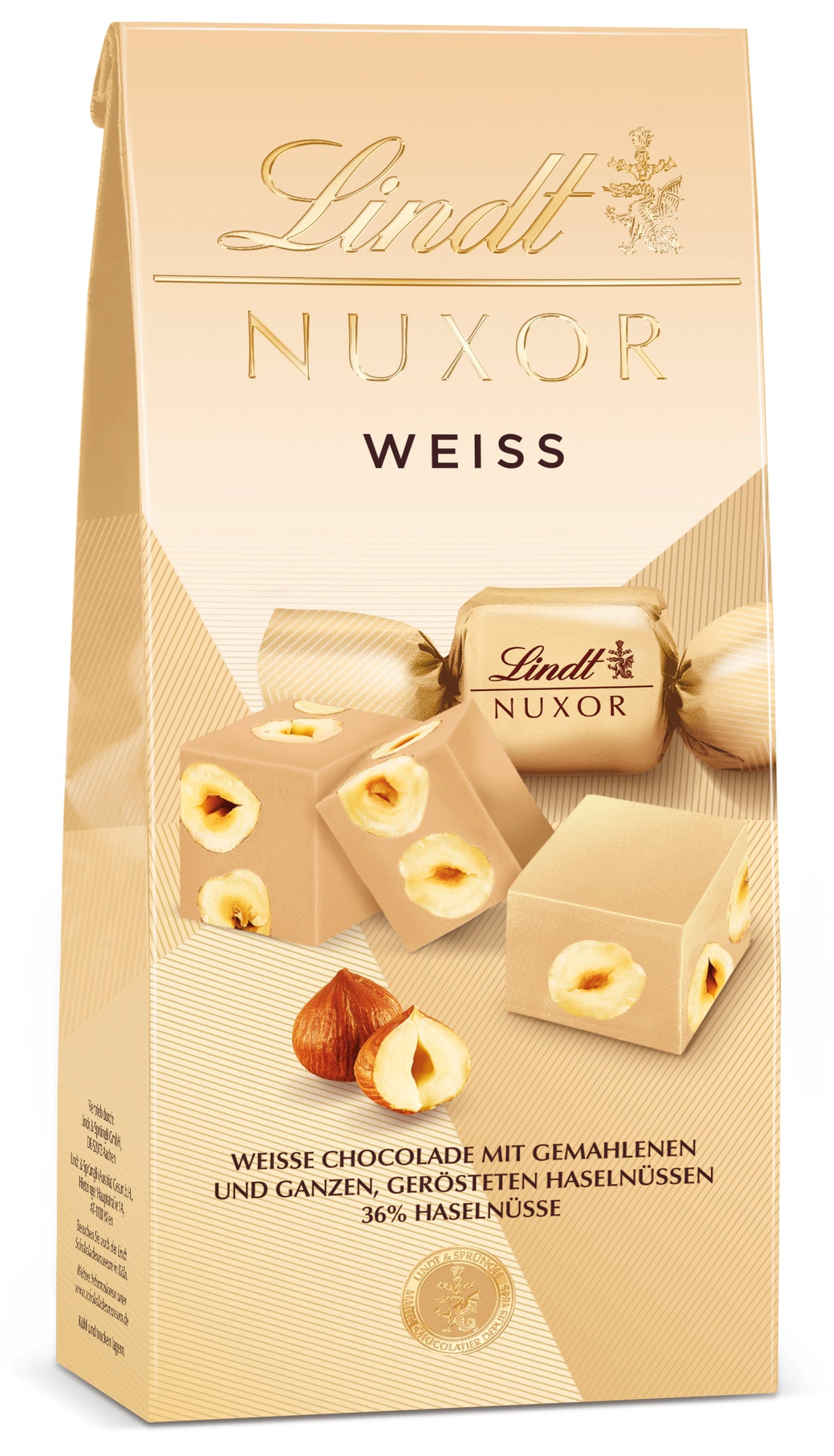 Lindt Nuxor Weiss mit Weißer Schokolade 113g / 3.99oz