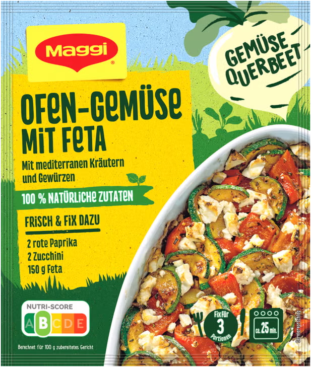Maggi Fix 烤箱蔬菜配費塔起司 27g / 0.95oz