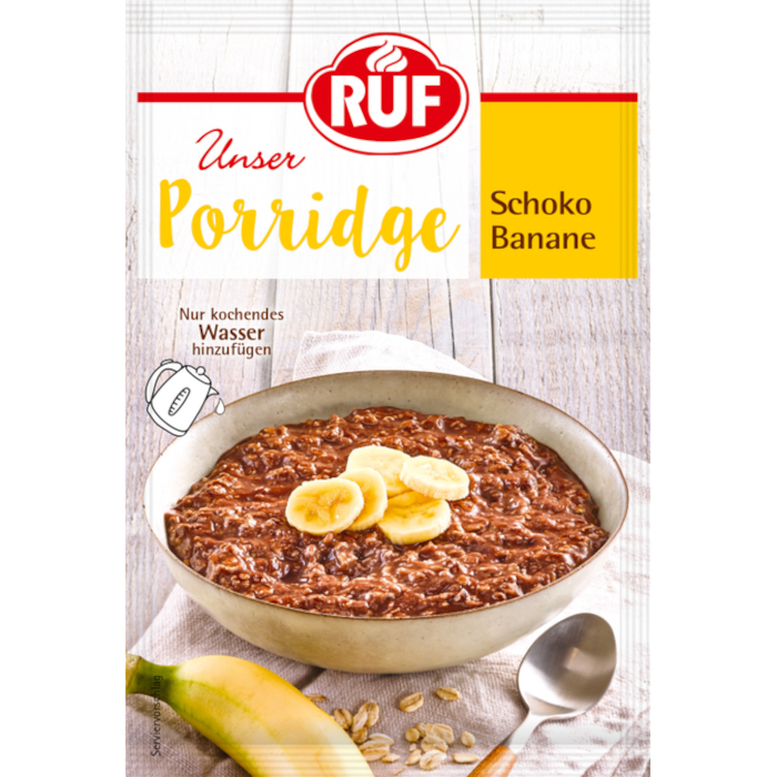RUF Porridge Chocolate Banana 65g / 2.29oz