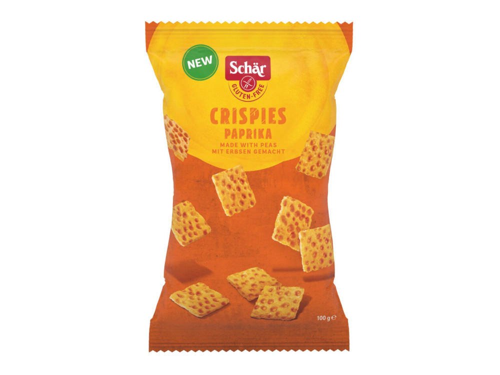 Schär Crispies Paprika, zoute tussendoortjes glutenvrij 100g / 3.52oz