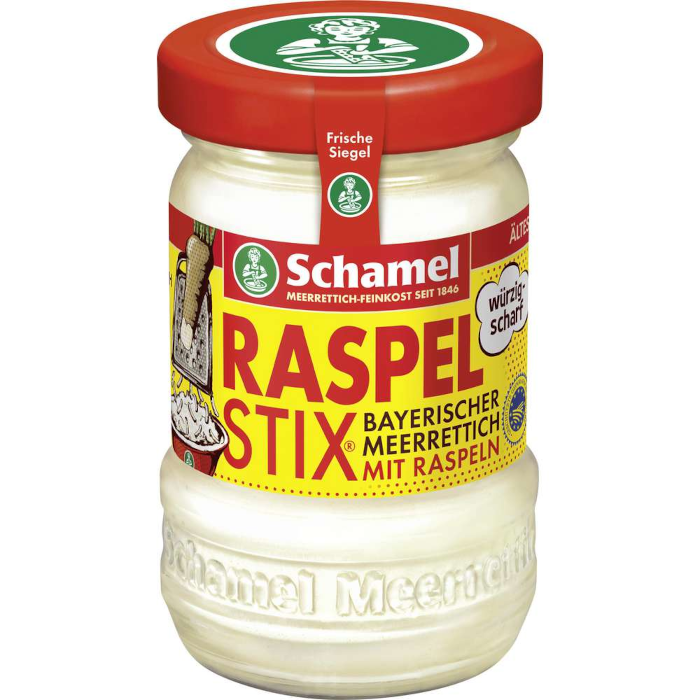 Schamel Meerrettich Raspelstix Würzig-Scharf 145g / 5.11oz