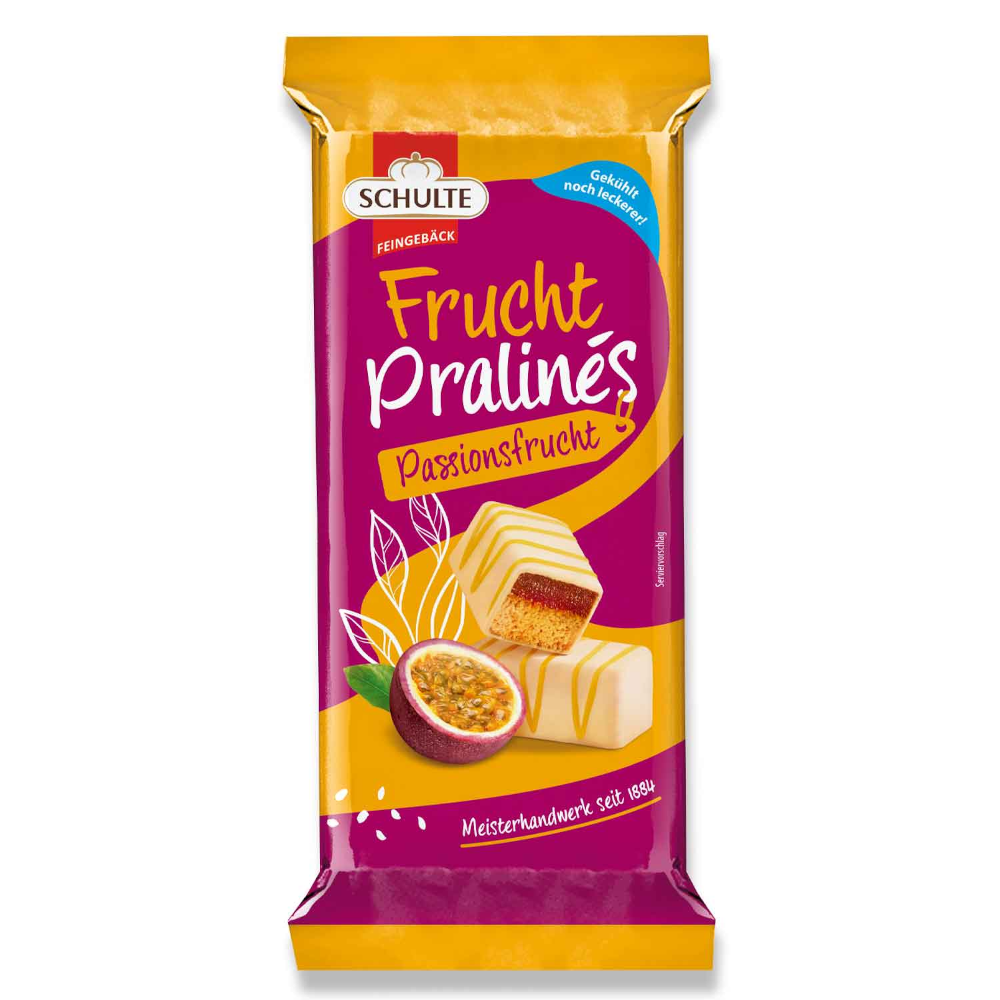 Schulte Frucht Pralinés Passionsfrucht 100g / 3.52oz