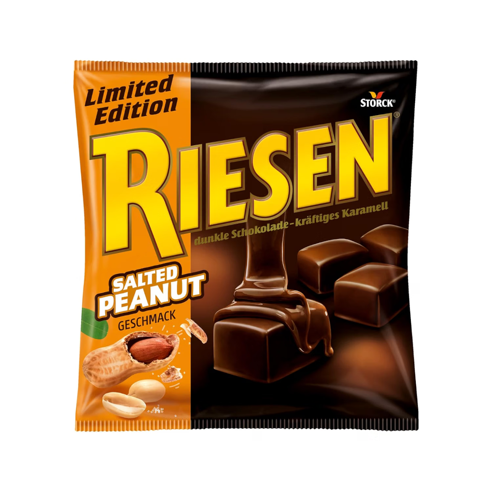Storck Riesen Salted Peanut Chocolate Caramel Candies 231g