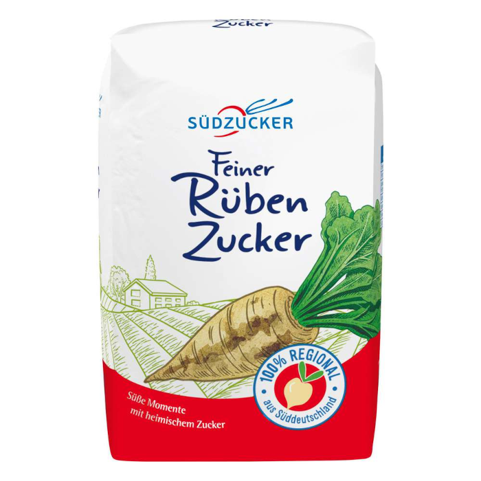 Südzucker feiner Rüben Zucker 1kg / 2.20 lbs