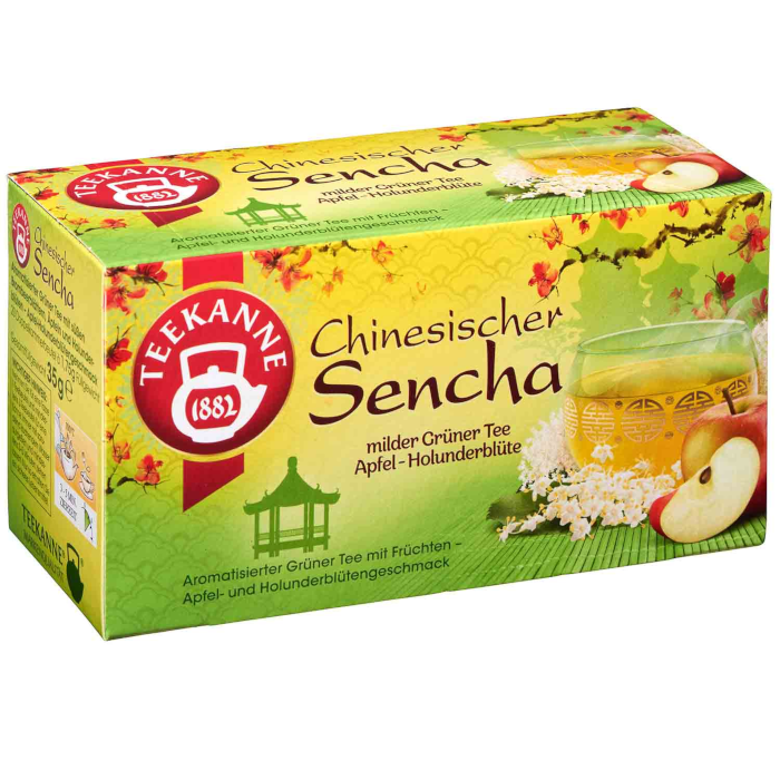 Teekanne Ländertee Chinesischer Sencha 20 Teebeutel