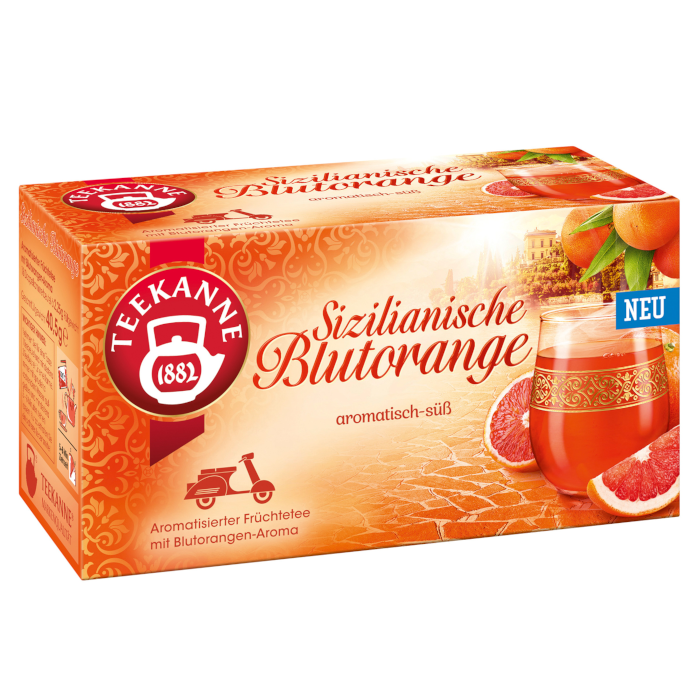 Teekanne Country Tea Sicilian Blood Orange 18 tea bags