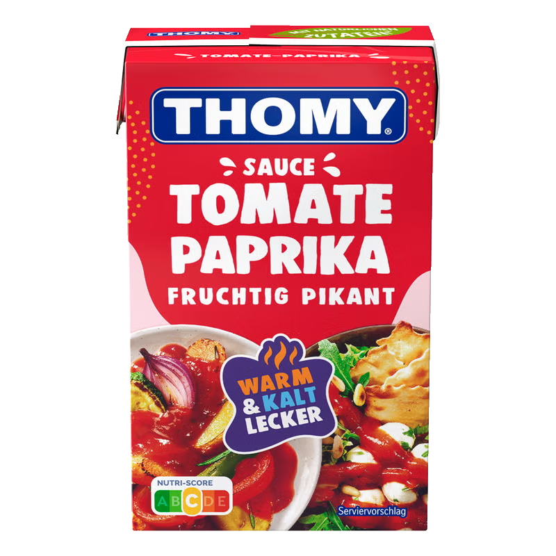 Thomy Les Sauces Tomate Pimiento 250 ml / 8,45 fl.oz