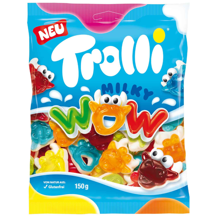 Trolli Milky WOW Gummy Candy with Foam Sugar 150g