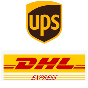 Versand mit UPS und DHL Express
