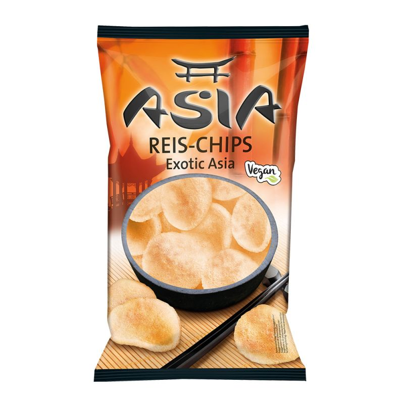 XOX Rice Crisps Exotic Asia, vegan 100g / 3.52oz
