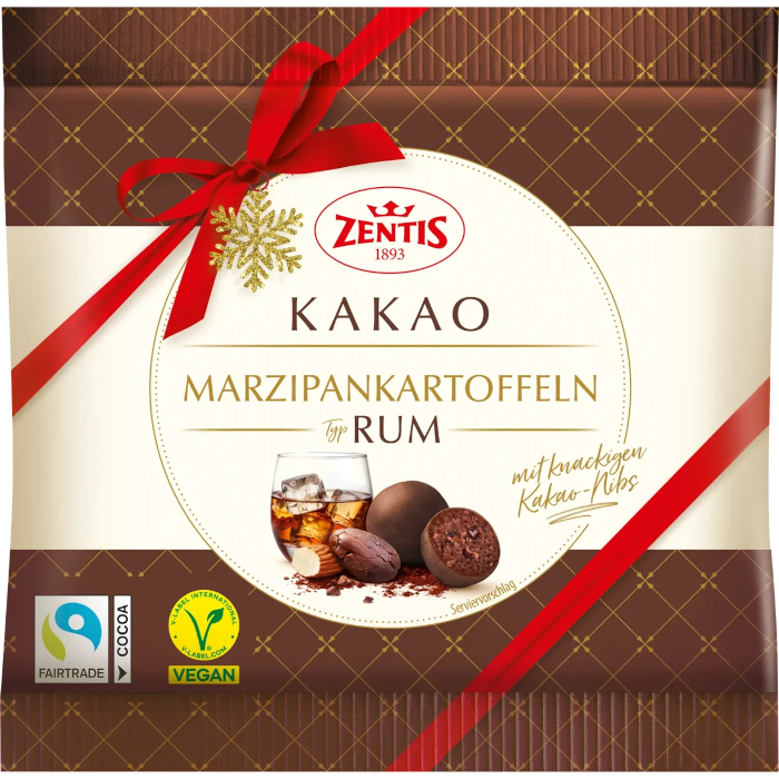 Zentis Cocoa Marzipan Rum-Style Potatoes, vegan 100g
