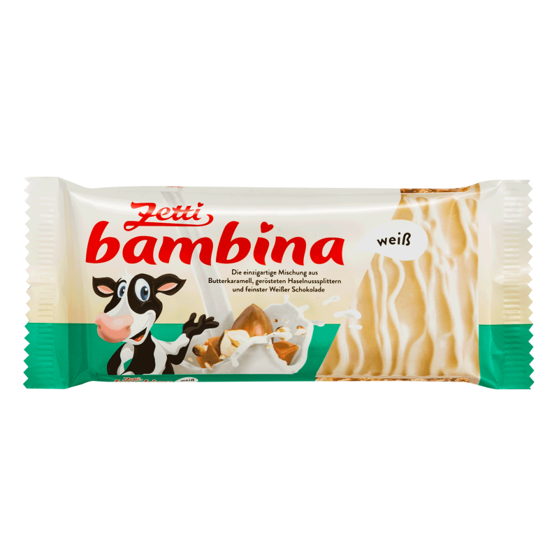 Tavoletta di cioccolato bianco Zetti bambina 100g / 3.53oz