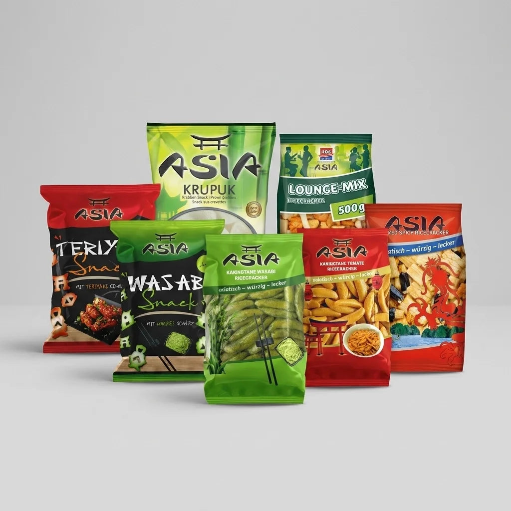 XOX Asia Snack-Pack with 7 products and 15% discount