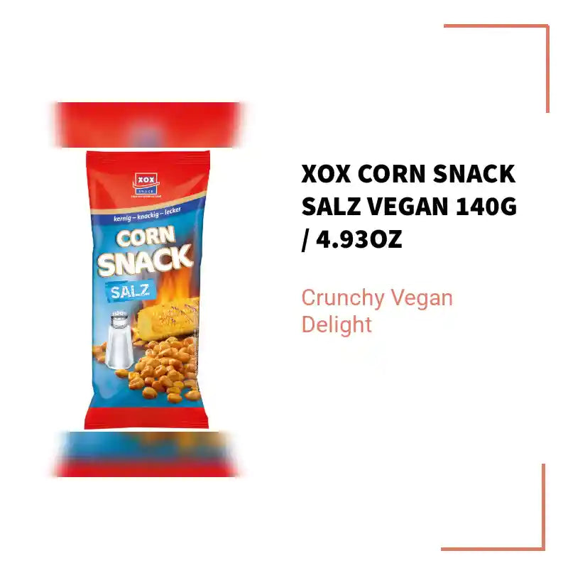 XOX Corn Snack Salz vegan 140g / 4.93oz by@Outfy
