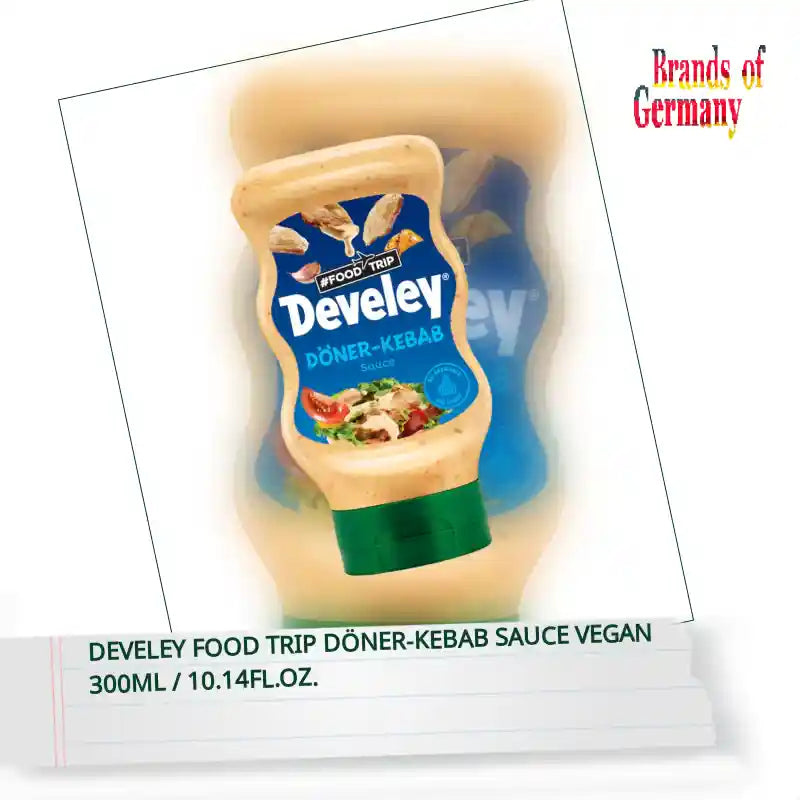 Develey Food Trip D&ouml;ner-Kebab Sauce Vegan 300ml / 10.14fl.oz. by@Outfy