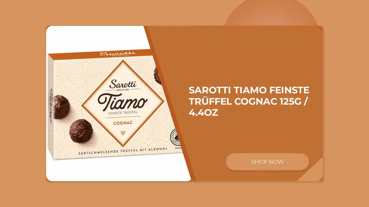 Sarotti Tiamo Feinste Tr&uuml;ffel Cognac 125g / 4.4oz by@Outfy