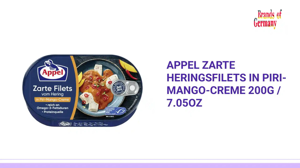 Appel Zarte Heringsfilets in Piri-Mango-Creme 200g / 7.05oz by@Outfy