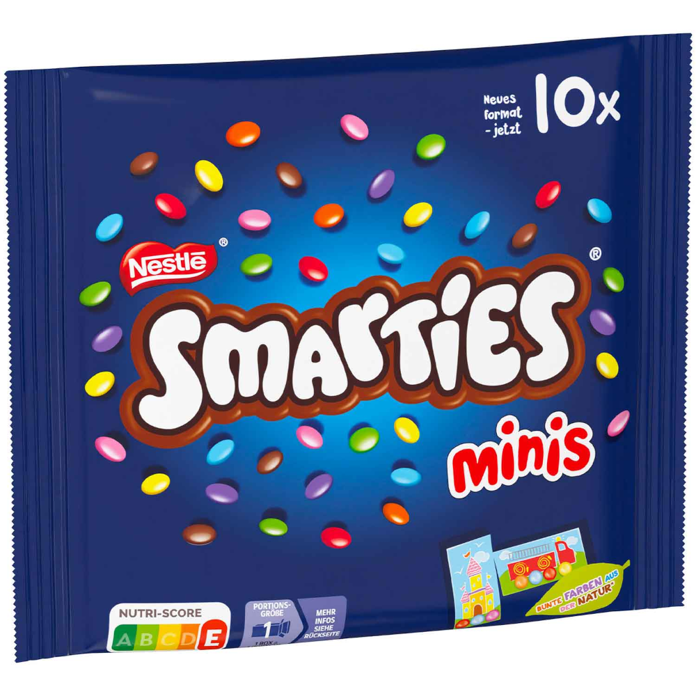 Nestlé Smarties Mini Schokolinsen 10 Boxen 144g / 5.08oz