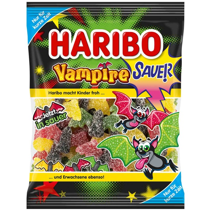 ハリボー ラクリッツェ＆フルーツグミ ヴァンパイア サワー 175g