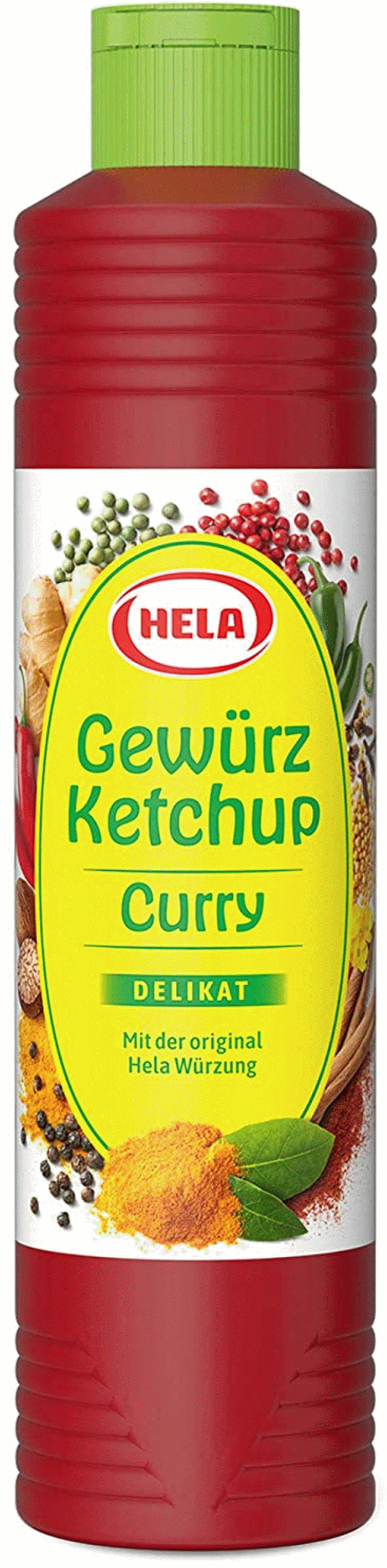 ヘラ スパイス ケチャップ カレー デリカット 800ml