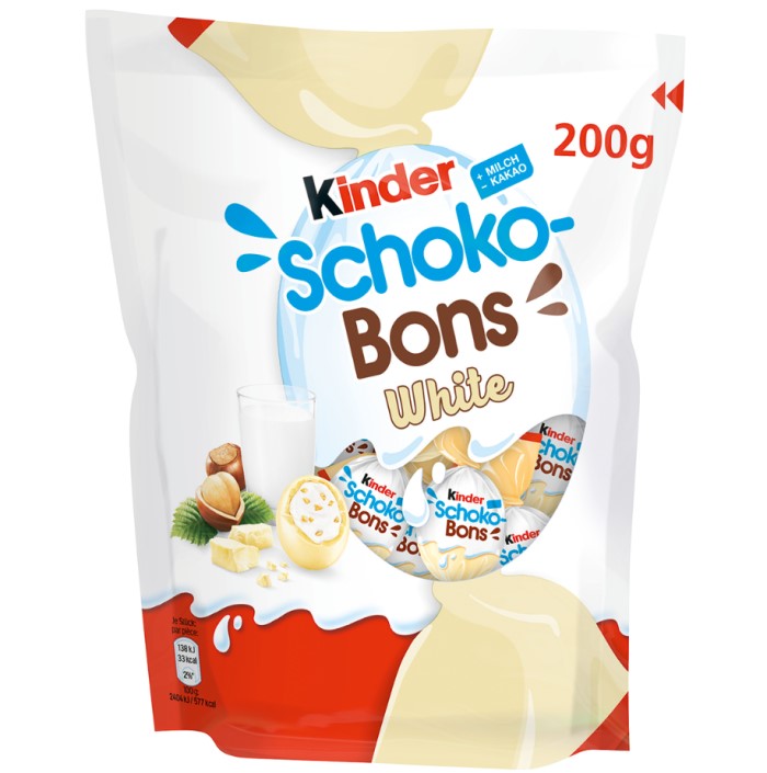 フェレロ キンダー ショコ ボンズ ホワイト 限定版 200g / 7.05 oz